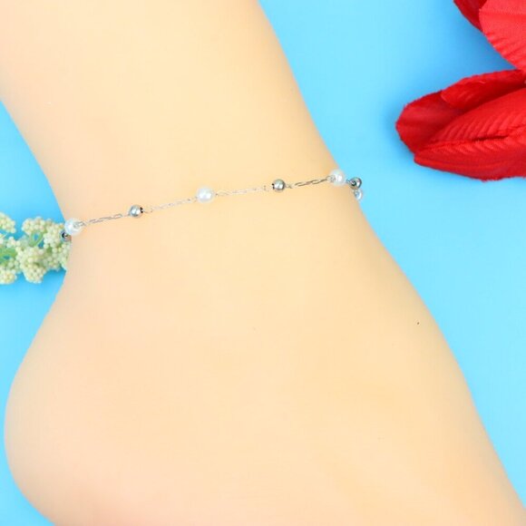 Elegant Handmade Anklet – Perfect for Women & Girls | Ideal Gift Option, DYC1244 - Picture 2 of 12